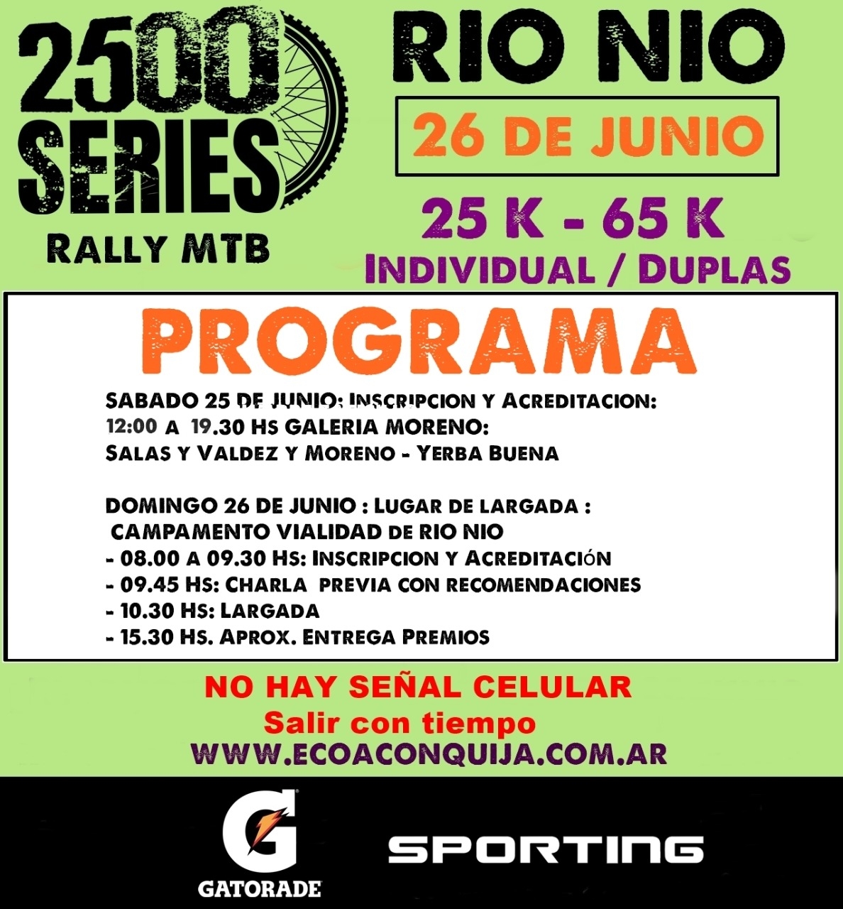 2500 Rally MTB Series Río Nio